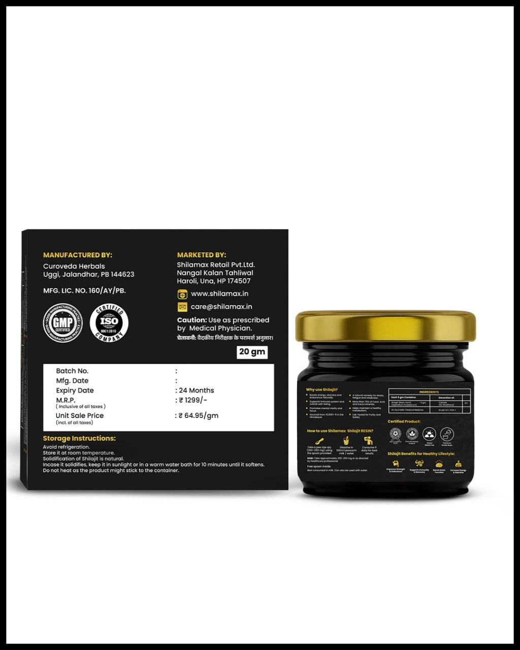Shilajit Resin